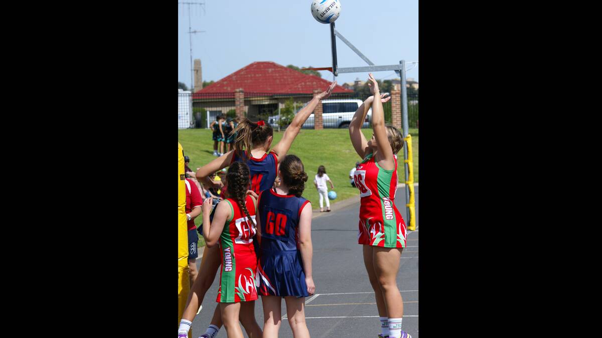 Young netball carnival in 2014.