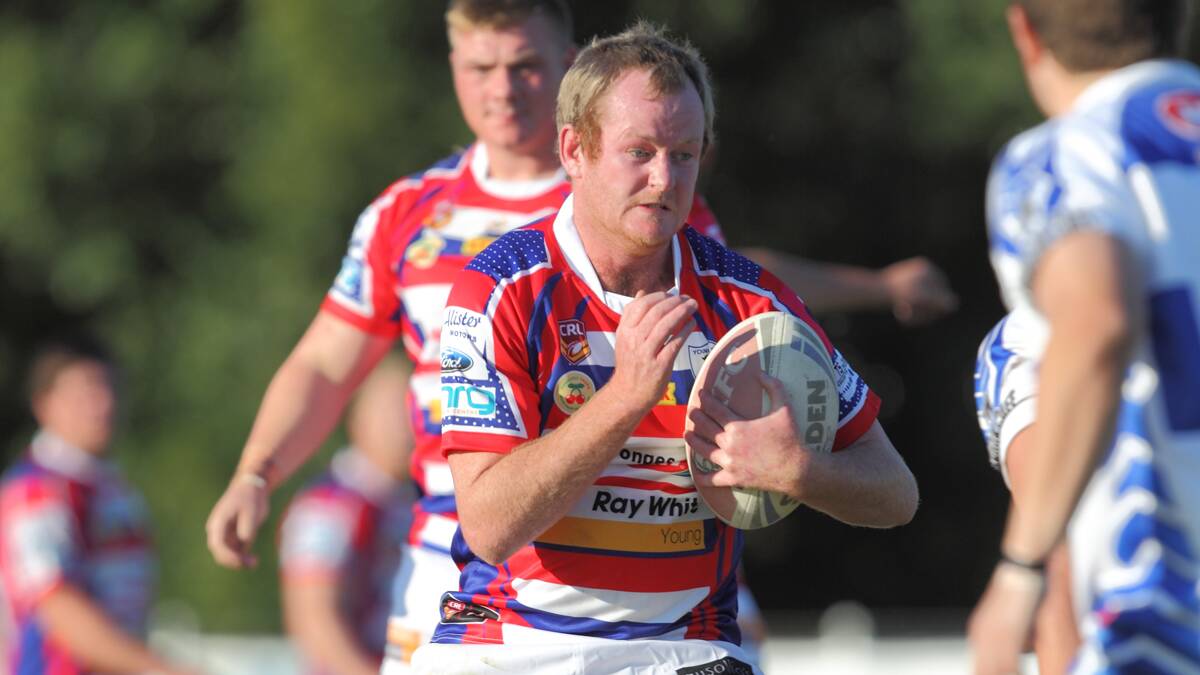 Reserve Grade coach Shaun Brown in action during 2014.