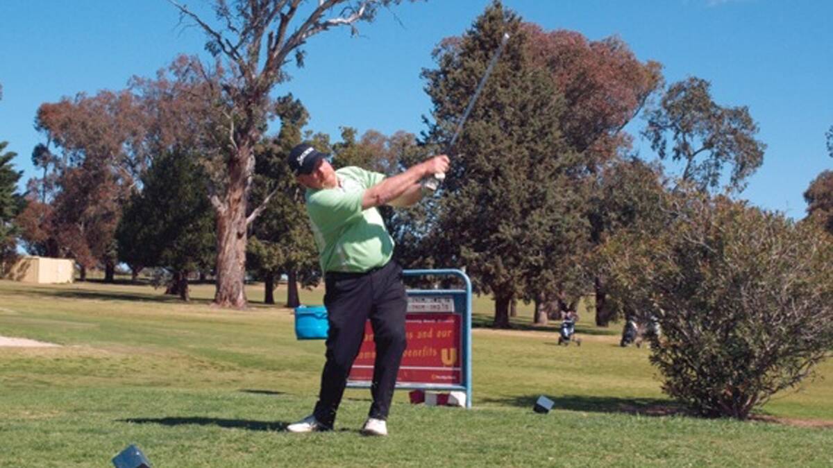 CHAMPIONSHIPS: Young man and member of the golf committee at the Harden Country Club Craig Filmer was runner-up in B Grade of the 24th annual Australian 2 Man Ambrose Championships in Harden. 				  (sub)
