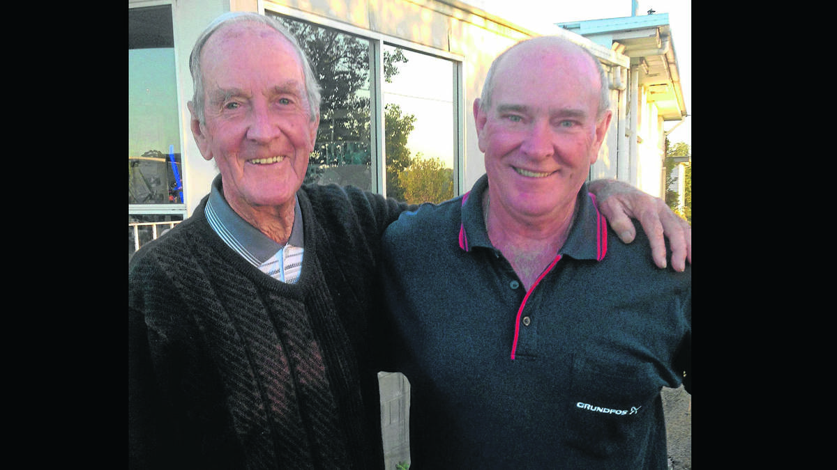 WINNERS ARE GRINNERS: The Terry Brothers Carpet 4BBB winners were Peter Cusack and John Powderly.									(sub)