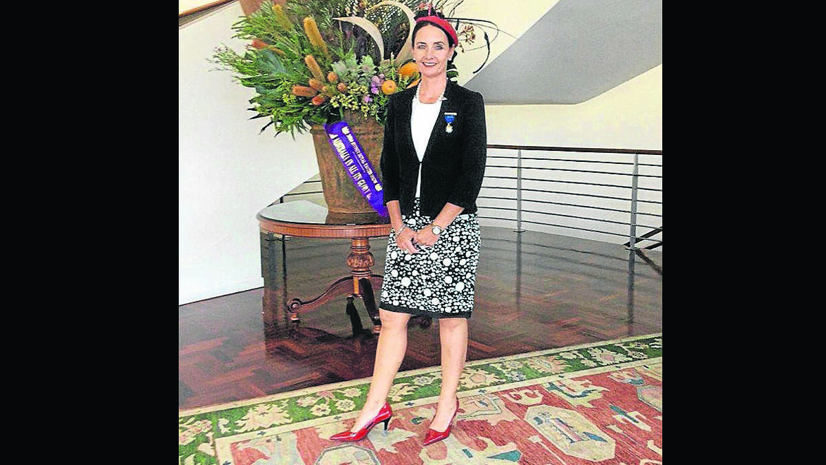 JUDGE: Local Bridget Sell was given the honour of judging the lady and girls sections at Sydney Royal.