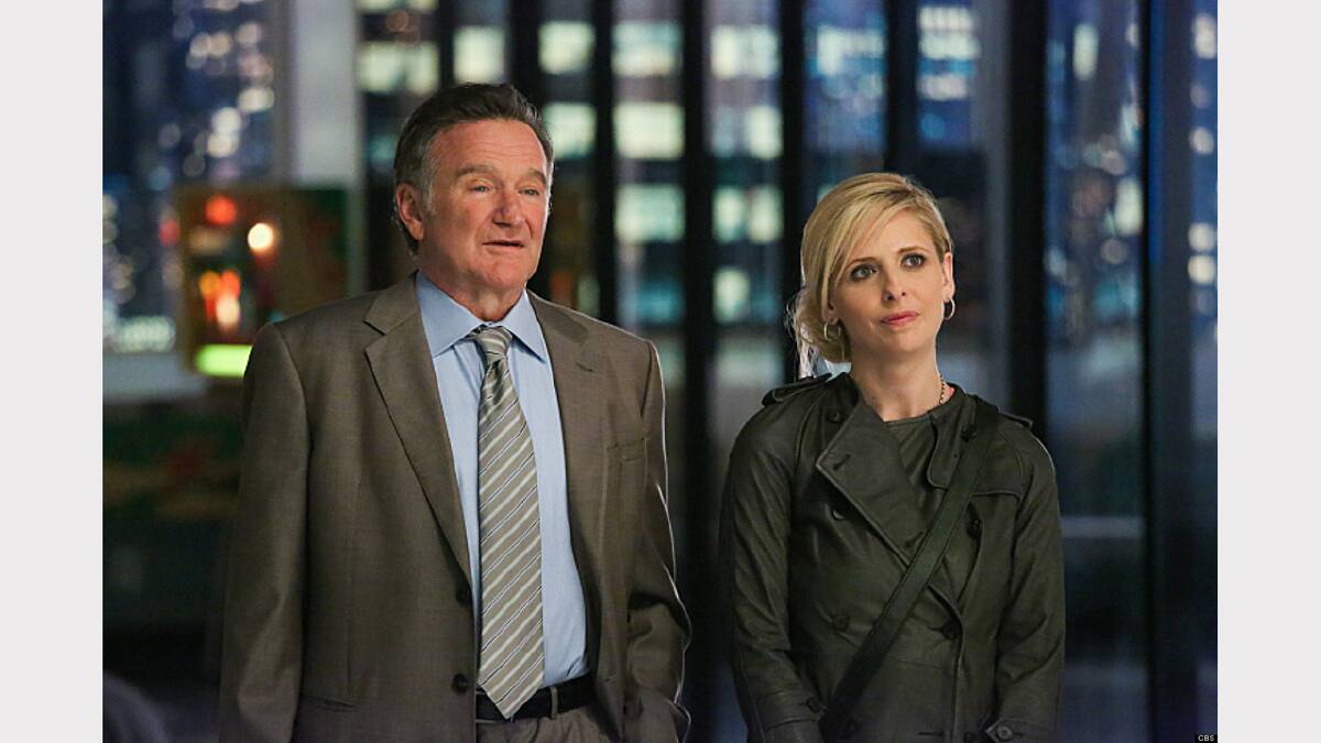 Williams with Sarah Michelle Gellar in The Crazy Ones