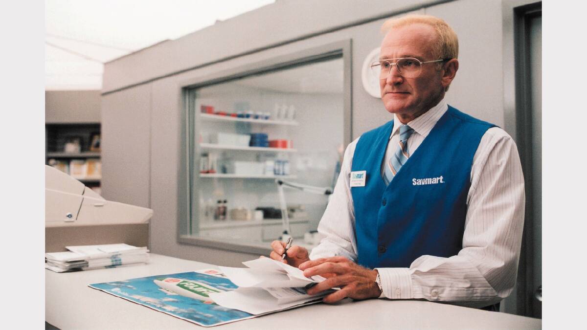 The 2002 thriller One Hour Photo was a change of pace for Williams, who played creepy film lab technician Seymour Parrish
