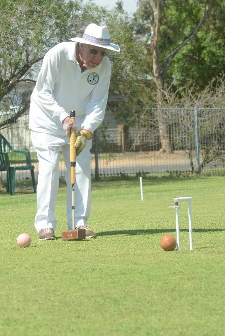 MATCH: Blue Mountains player Bill Haines.