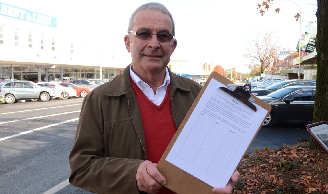 Councillor Stuart Freudenstein said he was out in the street gathering signatures all day yesterday.