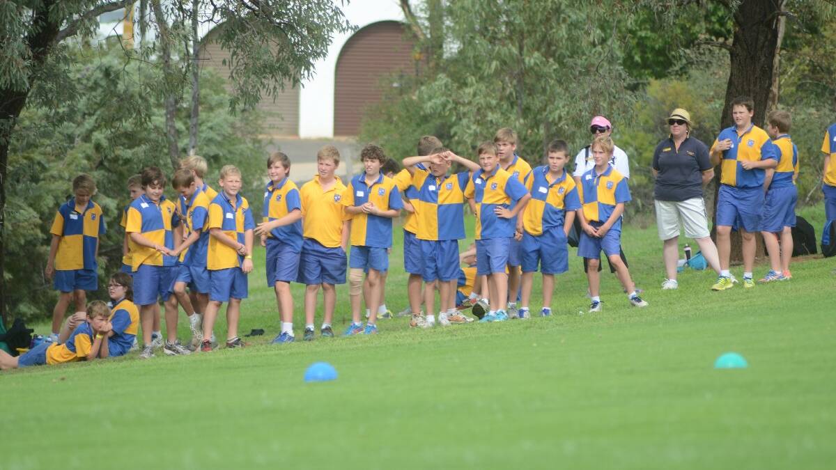 CHEER: The cross country event kept St Mary's students captivated on the sideline.