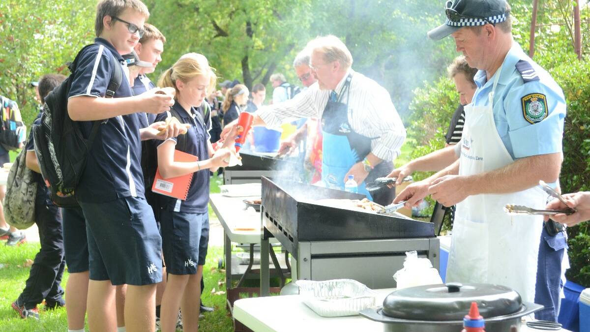 Youth Week barbecue.