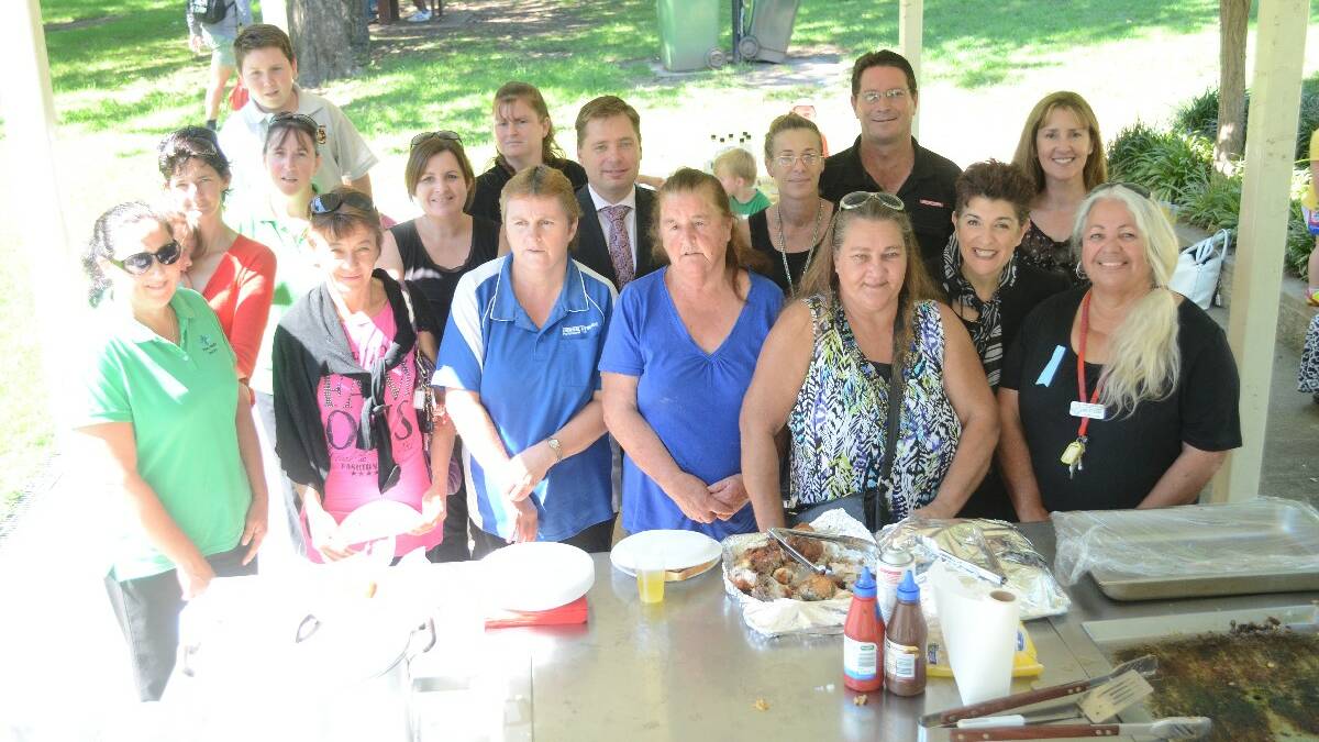 Aboriginal meet and greet day: For the first time known, a meet and greet barbecue was held at Carrington Park on Wednesday for local Aboriginal families and individuals to get together and mingle. 