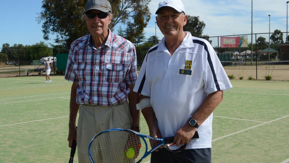 DOUBLES: Larry Wordsworth of Young and Doug Carney of Canberra.