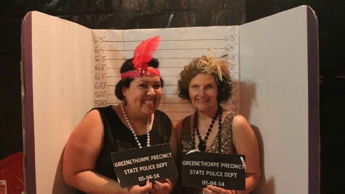 1920s ball a ‘roaring’ success: The Greenethorpe community certainly ‘put on the ritz’ on Saturday evening, when they celebrated a 1920s Gangster Ball at the Greenethorpe Soldiers’ Memorial Hall. Pictured for their mug shot Melissa Monge and Danielle Allen. 
