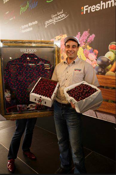 Last year’s successful bidder Ben Chicco secured the first box of cherries with a winning bid of $50,000.