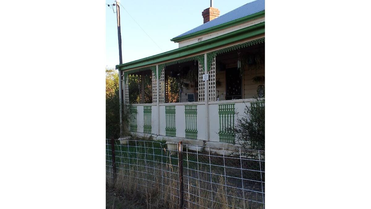 Cast-iron verandah on a local cottage at Bendick Murrell. 