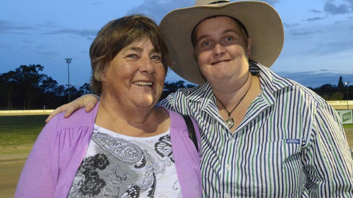 OUT AND ABOUT: Kerrieann Perry of Young and Kellie Gore of Cootamundra.