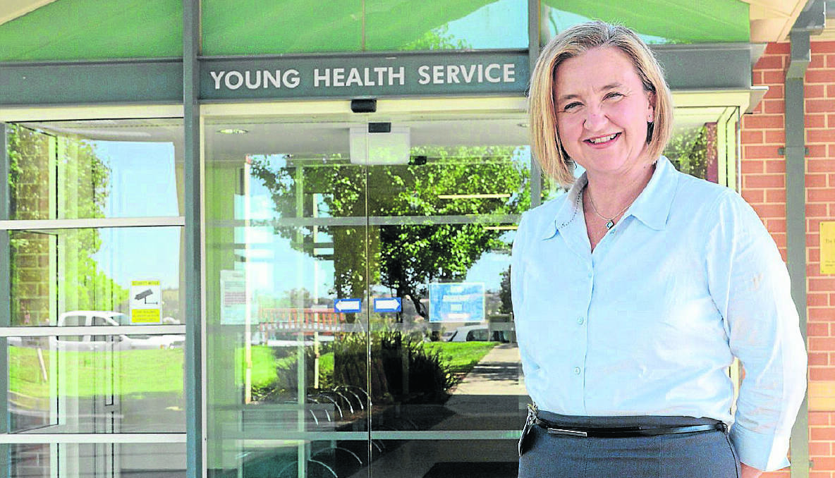 MANAGER: Joanne Garlick says her first priority in her new role is ensuring Young Health Service provides for the total health needs of the community.                                                       (healthservice025)