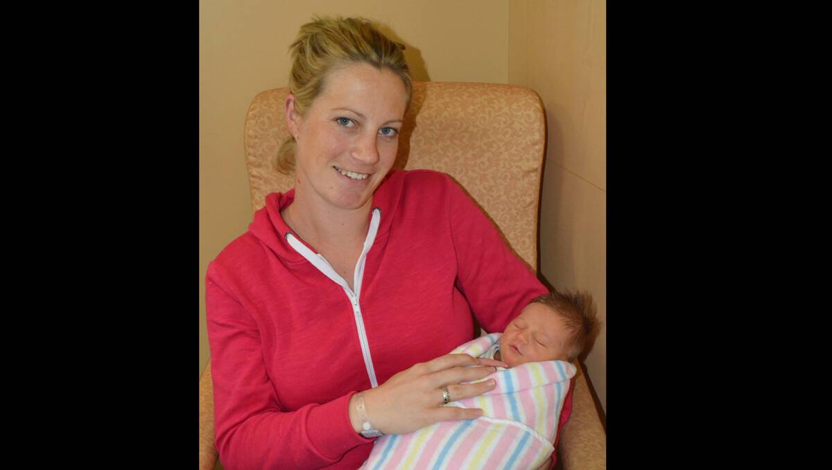 Casey Jayne Armour was welcomed into the world on April 20, 2013 at 3.30am weighing 7lb and 13oz.  She is the daughter of Boorowa couple Sally Lavis and Brent Armour.