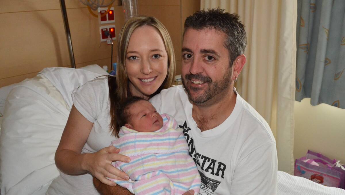 Olivia Rose Hardy, born at the Young District Hospital on May 14 at 6.54am weighing 3720 grams and measured 52 centimetres in length. She is the daughter of Charlene and Jono Hardy of Young.