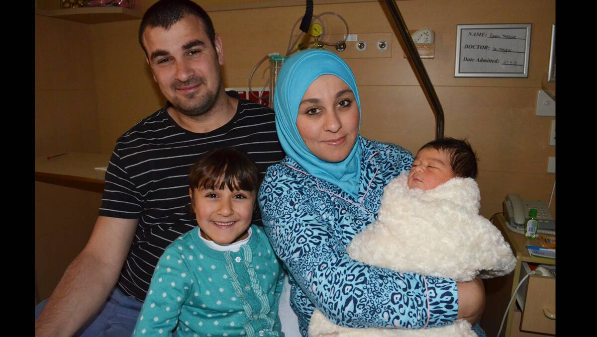 Anhar Al Tabbouch, born at the Young District Hospital on Saturday, April 27, weighing 3480 grams and  measuring 51.5 centimetres. She is the daughter of Rayan Yassine and Abdel K Al Tabbouch.