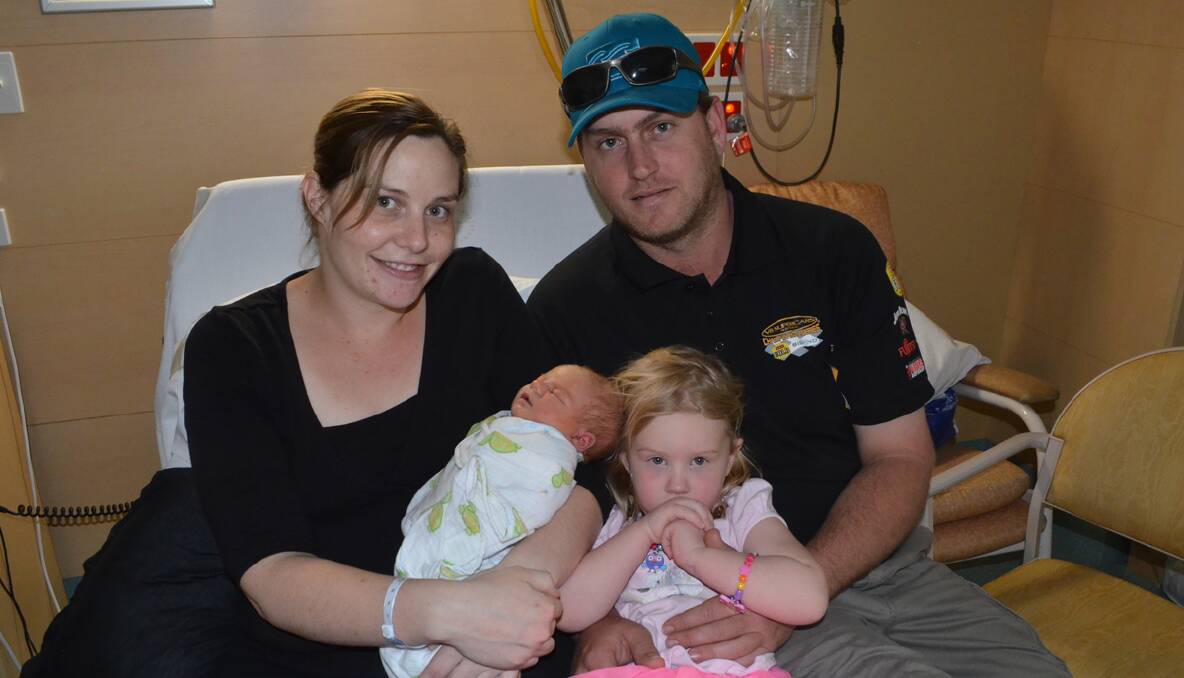 Tyson Schofield was born on Wednesday, September 11 at 10.04am weighing 3600 grams and measuring 51.5 centimetres. He is the son of Trista and Kurt Schofield, and the younger brother of Ruby.