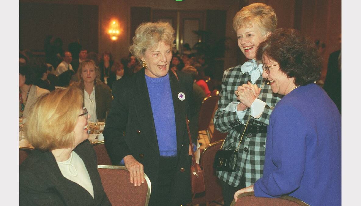  Anne Summers, Hazel Hawke, Quentin Bryce and Carmen Lawrence.  