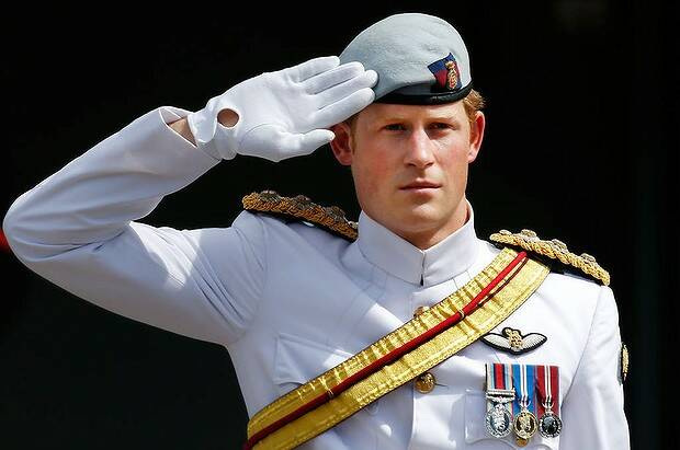 Prince Harry in Sydney for the International Fleet Review.