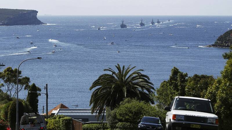 Photos from the International Fleet Review in Sydney.