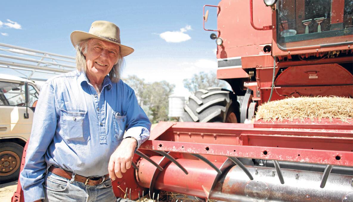 GROWERS GRIN: Local farmer Donald McFarlane was pleased the GrainCorp bid was rejected.