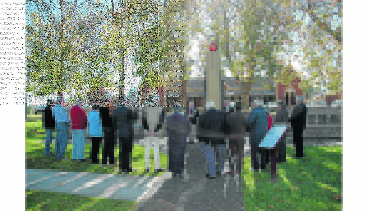 CEREMONY: Many locals and some from Sydney and Harden gathered for the first Boer War Day ceremony at Anderson Park, Young on Sunday.