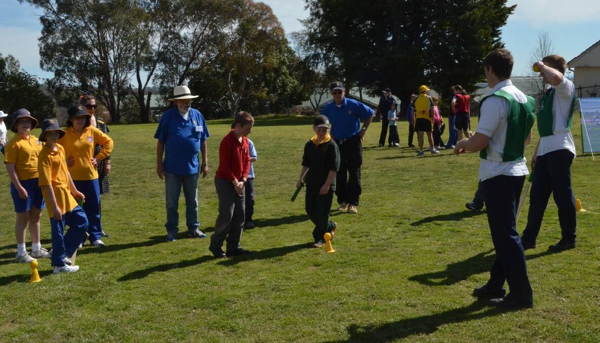 Dream Cricket event at Young Public School oval on Wednesday, August 28. Photo: Christine Speelman