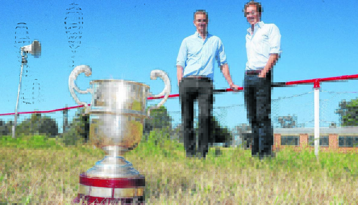 TURNAROUND: Current president Anthony Murphy and his predecessor Jock Snodgrass and their committees have helped restore the historic Burrangong Picnic Race Club to a healthy financial position.  