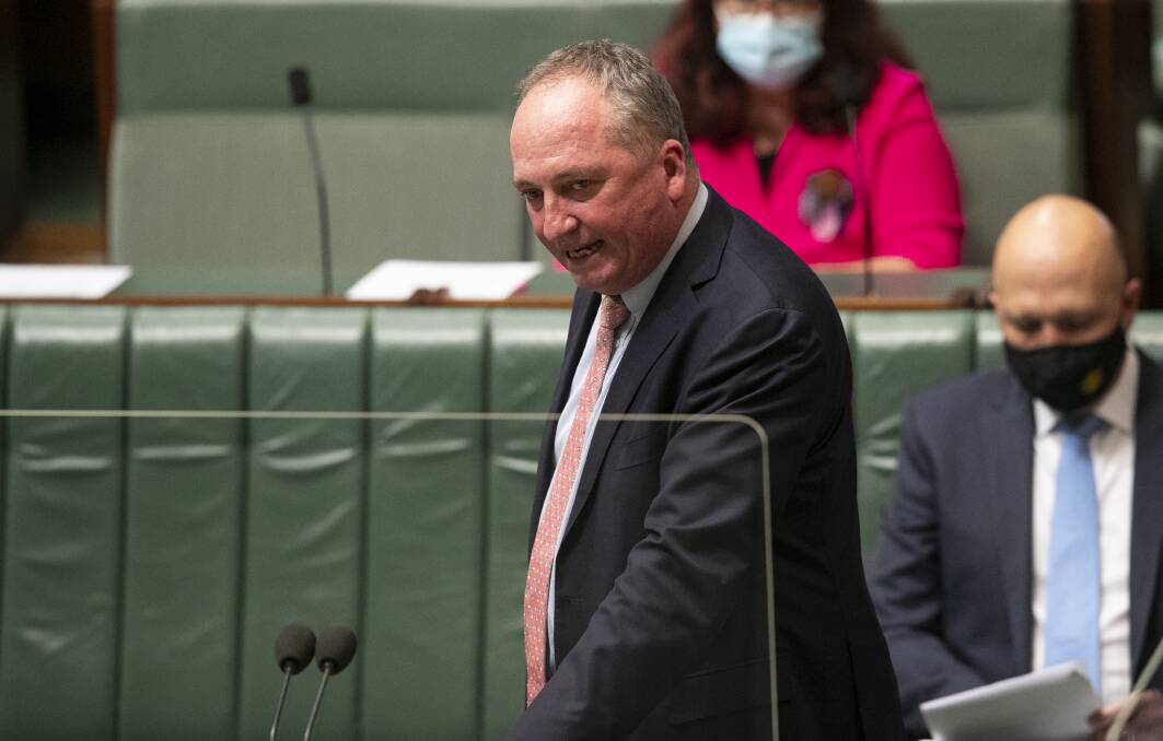 SHOW ME THE MONEY: Barnaby Joyce and the Nationals want a regional cash splash in exchange for supporting a net-zero target. Photo: Keegan Carroll