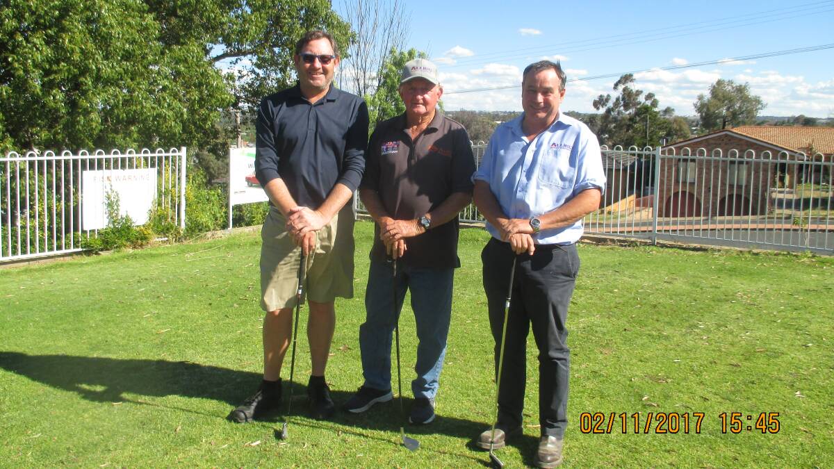 EXCELLENT DAY: The Allied Grain Cherry Festival Cup was played at Young Golf Club last weekend with Greg and Brad Lestrange taking out the event.
