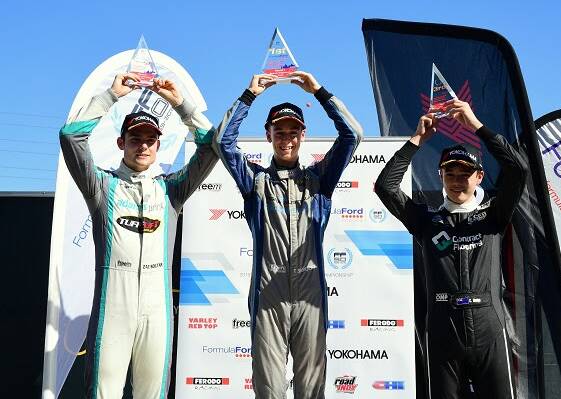 Young's Tom Sargent had a massive win on the weekend in the Formula Ford series. Photo contributed