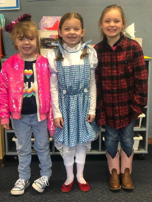 LOOK AT THOSE SMILES: Students at Young Public School enjoyed dressing up as their favourite characters on Monday for the school's Book Parade.