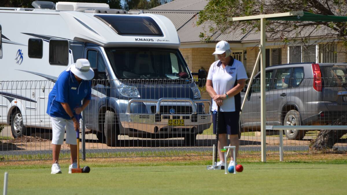 SPRING INTO CROQUET: Players travelled from all over New South Wales and Victoria to take part in the Spring Carnival. 