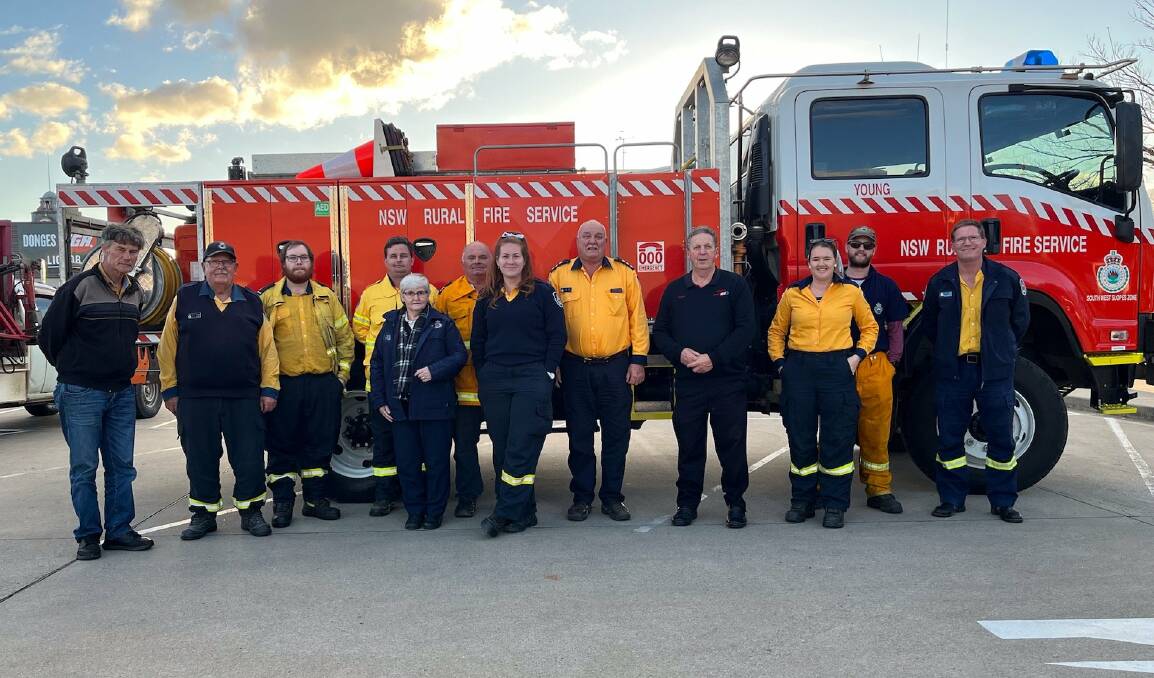 Local RFS brigades were very grateful to Wendy Silk and Robert Donges for the support. Photo: NSW RFS.