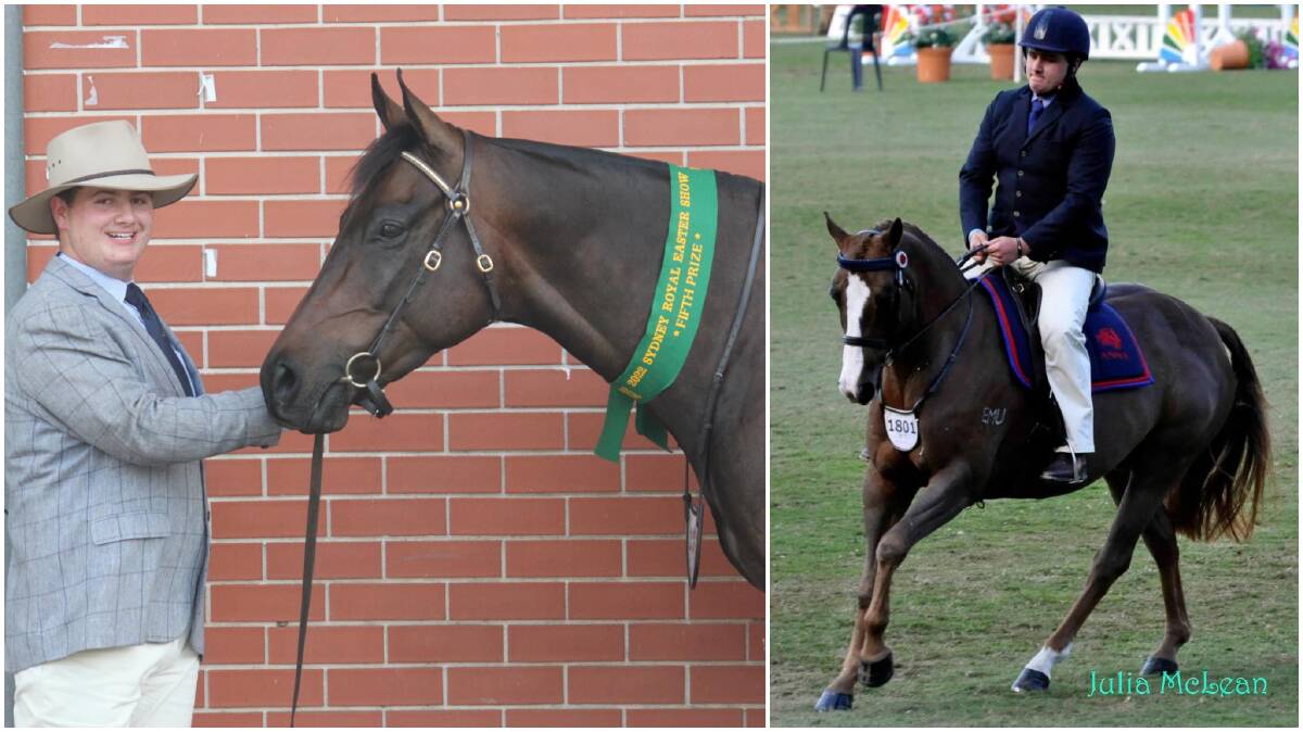 Tom and Ripwheeler on the left and Tom and Emugully Diggers Blaze on the right. Right Photo: Julia McLean.