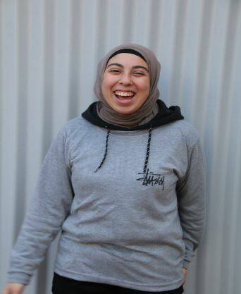 HAVING A BLAST: Year 10 Young High School student Sabah Fahda recently completed a week at the Hilltops Community Hub for work experience.