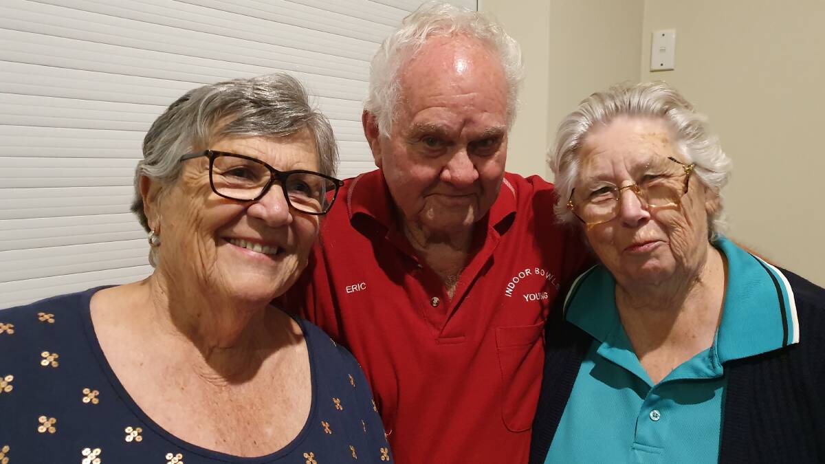 Jenny Wright, Eric Gluyas and Thelma Roberts were the winners last week at Indoor Bowls.