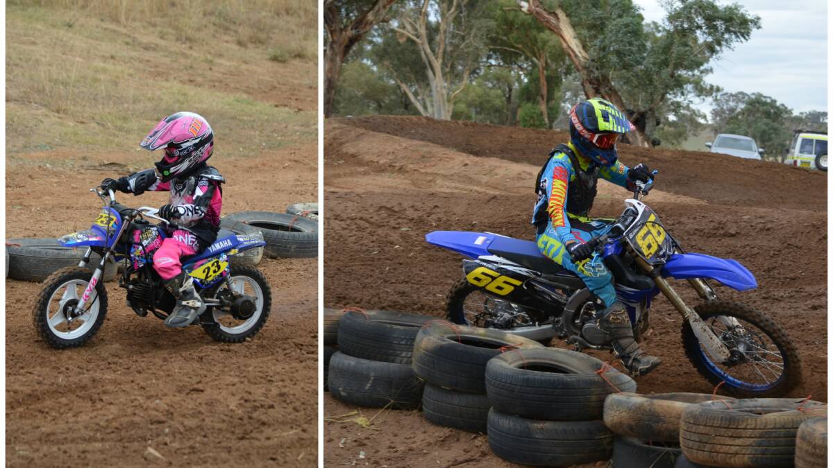 FAST AND DIRTY: Zoe Caldwell aged four will be competing in Nippers and Scott Blundell aged 14 will be competing in the 13 - Under 15 class.