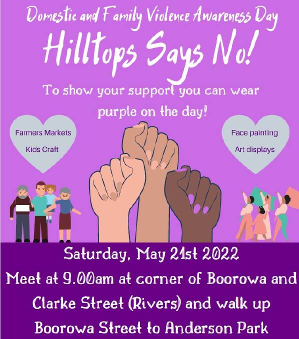 Young and the Hilltops says no to Domestic Violence with a family day