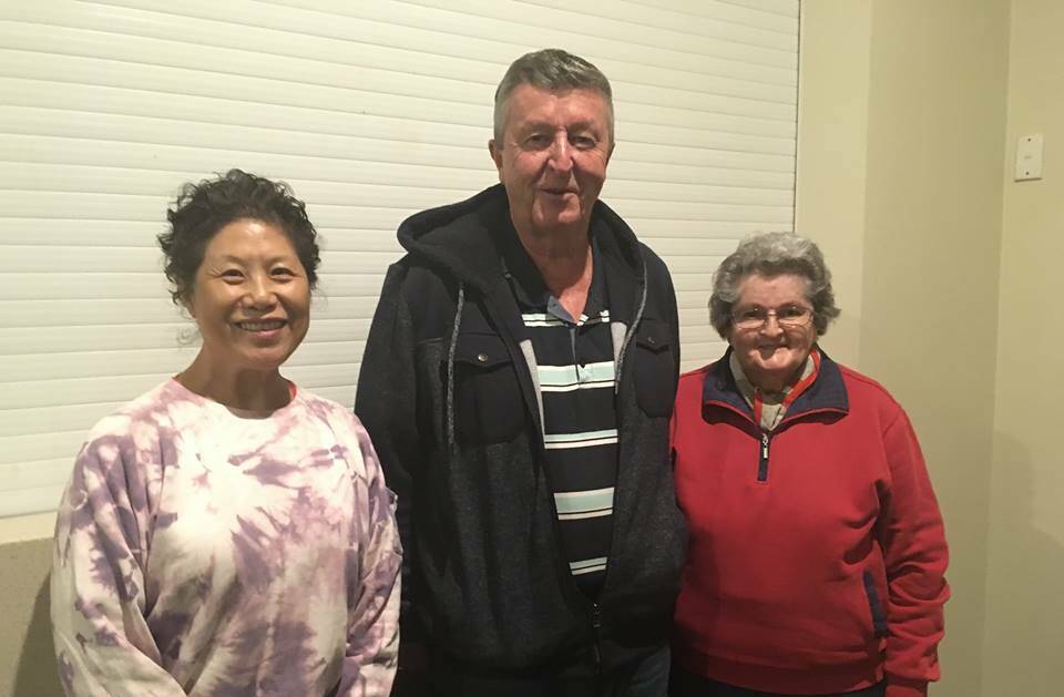 HUGE NUMBERS AND HAPPY WINNERS: Barry Johnson, Heather Martin and Mary Ma took out last week's competition. Photo: Lyn Penfold. 