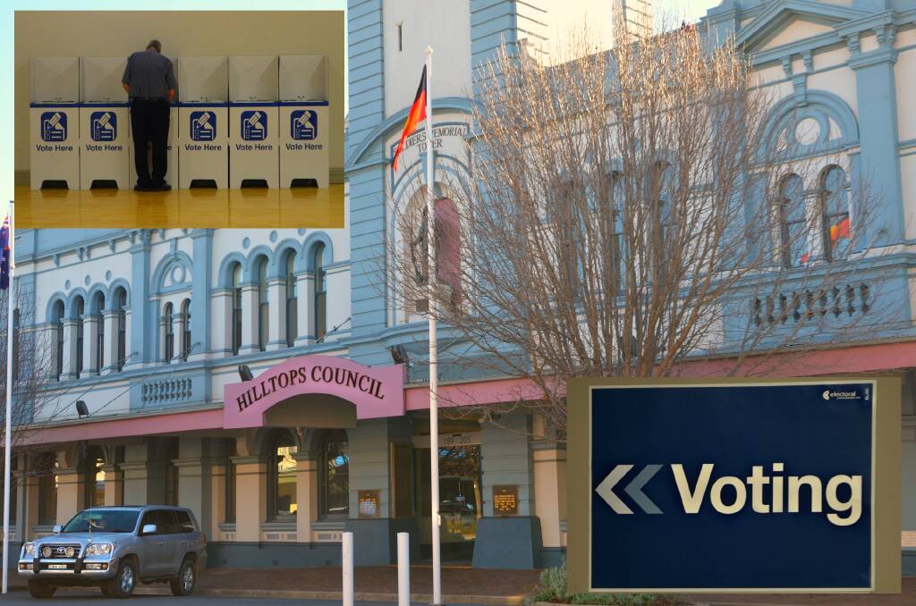 Locals are able to vote in the State Election with an early voting centre open in Young. Photos: Rebecca Hewson