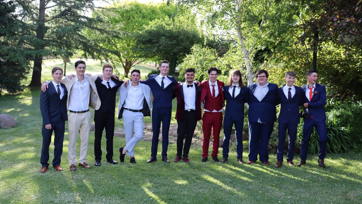 Young High School students at the Year 12 formal at the end of last year. Photo: YHS/Facebook.