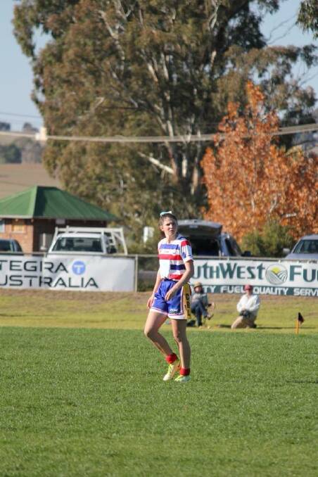 CONGRATULATIONS: Chloe Muggleton has been selected to play in the Group Nine Under 16s League Tag side. Photo: YJRL/Facebook.