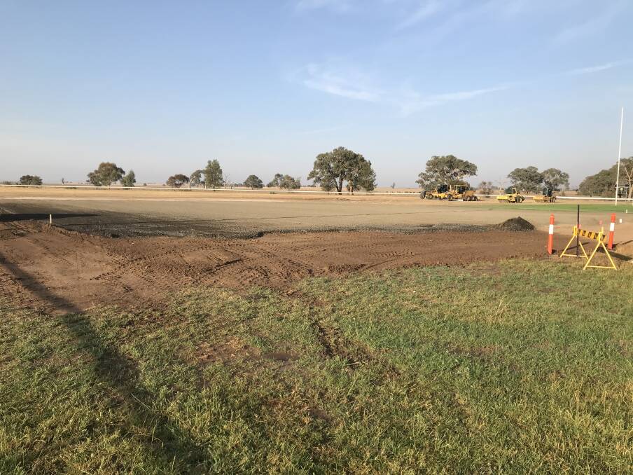 Hilltops Council has announced work has commenced on the newly planned Boorowa Tennis Courts. Photo: Supplied.