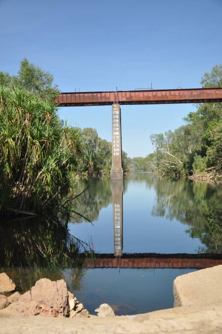 Katherine River today, is scarcely flowing as a river at all at the tail end of the dry season. 