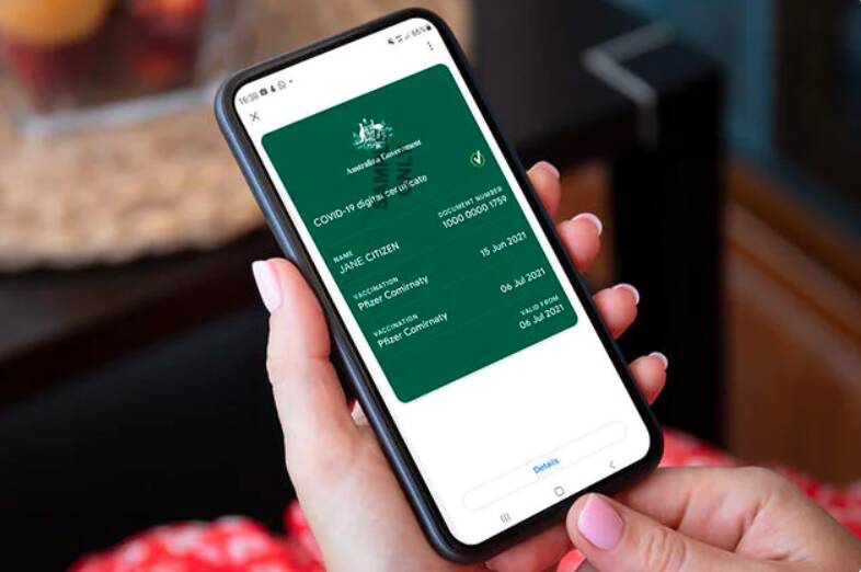 SHOWING PROOF: Services Australia will send an email or text to your myGov Inbox when your certificate is ready. Picture: Services Australia,