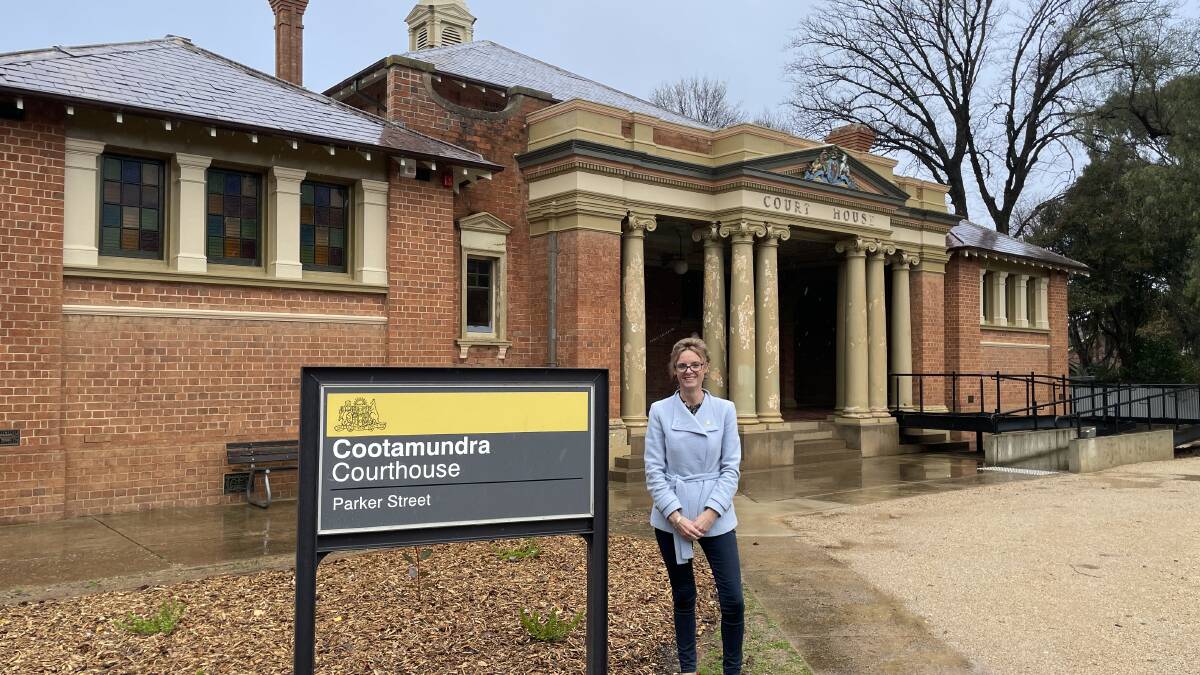 Cootamundra's historic courthouse is receiving a facelift.