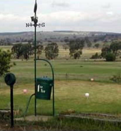 COURSE: A view from the Clover Leigh Golf Club in finer days.