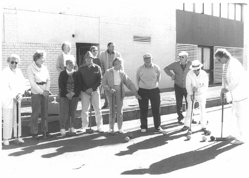 CROQUET: Members being shown how to play croquet at the Young Services Croquet Club greens located on Cloete Street on July 1, 1991.
